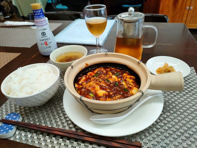 台湾料理公の麻婆豆腐ランチ全体