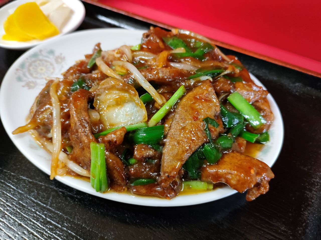 中国料理江陽のニラレバ定食
