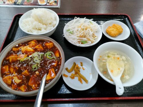 台湾料理祥瑞ランチ麻婆豆腐セット