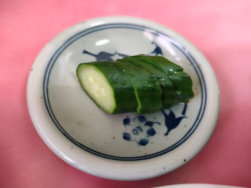 定食の漬物