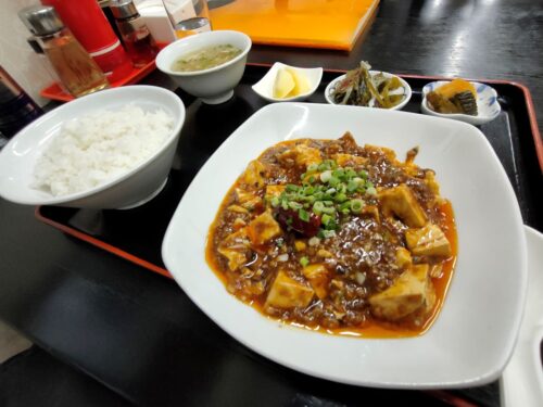 勝来軒の陳麻婆豆腐定食