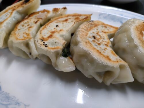勝来軒の手作り餃子