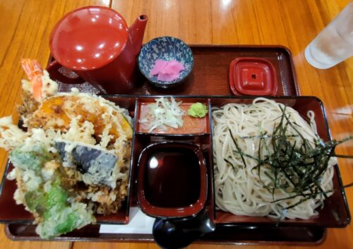 きしやの蕎麦天丼ランチ