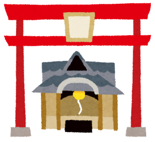 神社のイラスト