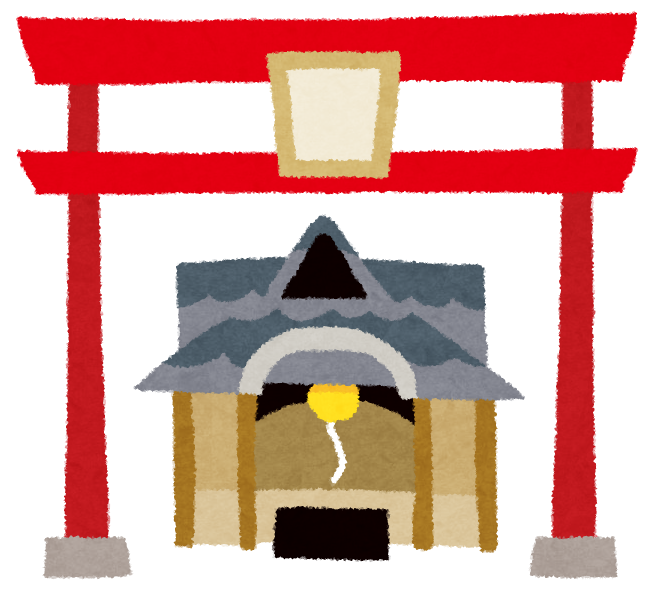 神社のイラスト