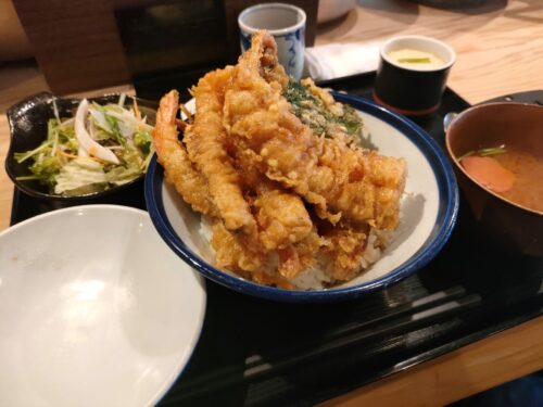 料理屋兆次のランチよくばり天丼